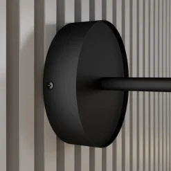 Vægspot Leda 1, 1 lyskilde, sort