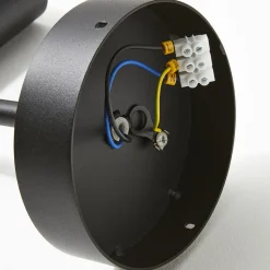 Vægspot Leda 1, 1 lyskilde, sort