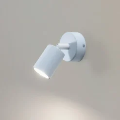 Vægspot Livia, blå, 13 cm, metal, justerbar, GU10