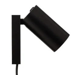 Vægspot Mono I med stik sort