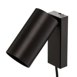 Vægspot Mono I med stik sort