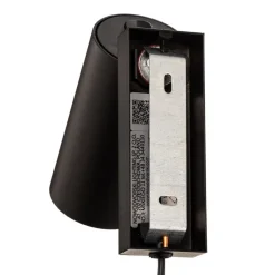 Vægspot Mono I med stik sort