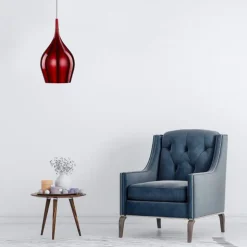 Vibrant hængelampe Ø 12 cm, rød