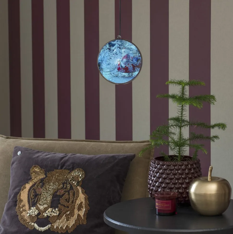 Vinterlandskab 3D-hologramkugle, 64 LED’er