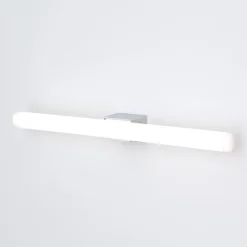 Visagist LED-spejllampe, holder i krom