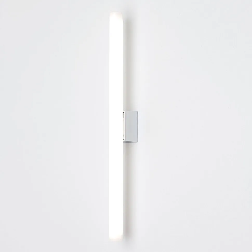 Visagist LED-spejllampe, holder i krom