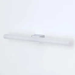 Visagist LED-spejllampe, holder i krom