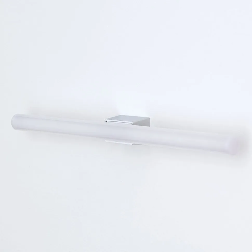 Visagist LED-spejllampe, holder i krom