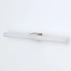 Visagist LED-spejllampe, holder i nikkel, mat