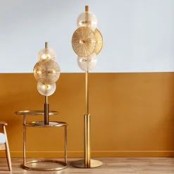 Wagon Wheel gulvlampe, 6-lys