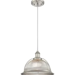 Westinghouse 6338740 hængelampe, glas, nikkel