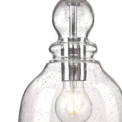 Westinghouse hængelampe Fiona, børstet nikkel, Ø 18 cm