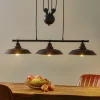 Westinghouse hængelampe Iron Hill sort 3 lyskilder