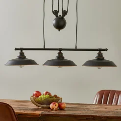 Westinghouse hængelampe Iron Hill sort 3 lyskilder