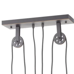 Westinghouse hængelampe Iron Hill sort 3 lyskilder