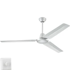 Westinghouse loftventilator Industrial sølv lydløs 142 cm