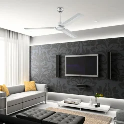 Westinghouse loftventilator Industrial sølv lydløs 142 cm