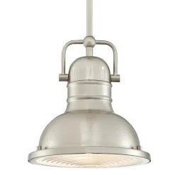 Westinghouse pendellampe Boswell, børstet nikkelfarve