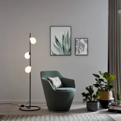 WEVER & DUCRÉ Dro 1.0 Comp gulvlampe sort og hvid