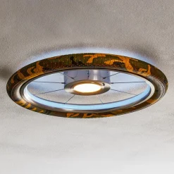 Wheel LED-loftlampe, RGB, camouflage