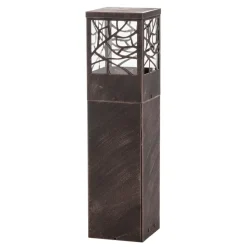 Whitney sokkellampe, rustfarvet