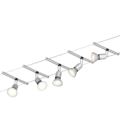 Wiresystem Spice Salt i mat krom, 5'er sæt, 10m