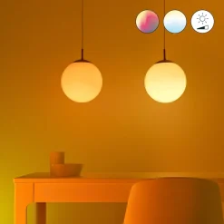 WiZ A60 LED-pære mat WiFi E27 8,5W RGBW 2-pak