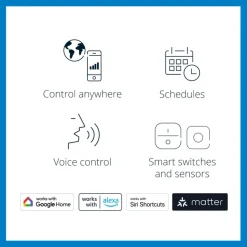 WiZ A60 LED-pære Wi-Fi E27 7W ravfarvet CCT