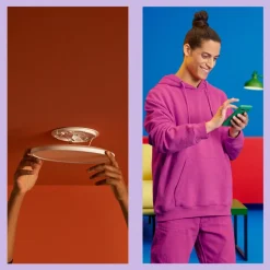 WiZ SuperSlim LED-loftslampe CCT Ø29cm hvid