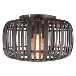 Woodrow loftlampe med burskærm i bambus