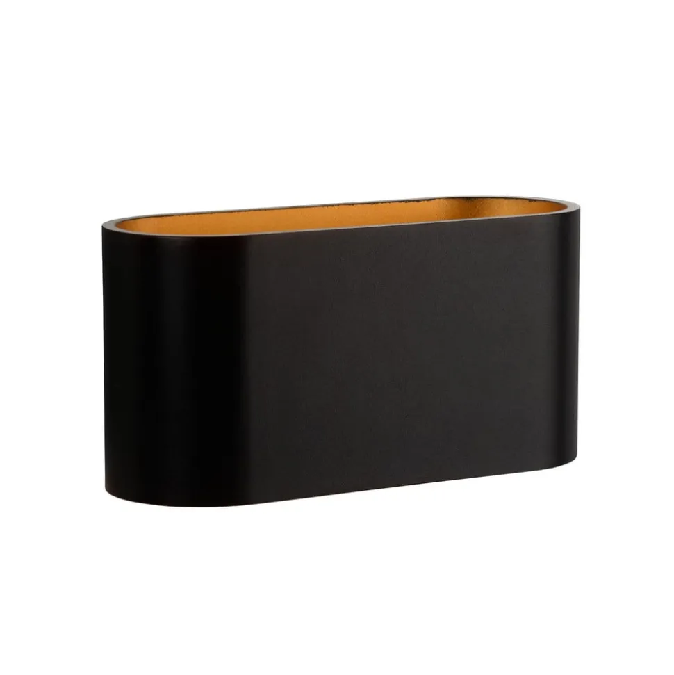 Xera væglampe, oval, sort