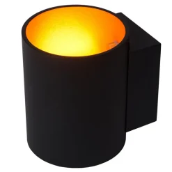 Xera væglampe, sort, Ø 8 cm, up/downlight, aluminium