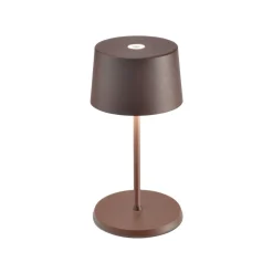 Zafferano Olivia mini 3K bordlampe corten