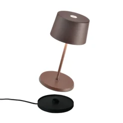 Zafferano Olivia mini 3K bordlampe corten