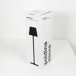 Zafferano Poldina mikro batterilampe IP65 rød