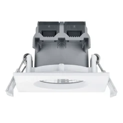 Zagros IP65 LED-indbygningsspot kantet, mat hvid