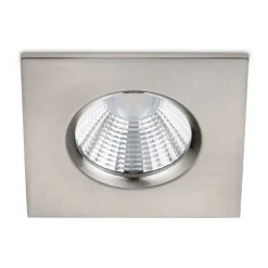 Zagros IP65 LED-indbygningsspot kantet, mat nikkel