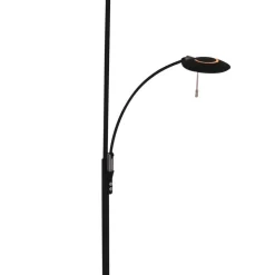 Zenith LED-gulvlampe, læselampe, CCT, metal, sort