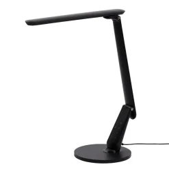 Zig LED-skrivebordslampe med betjeningspanel, sort