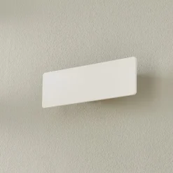 Zig Zag LED-væglampe hvid, bredde 29 cm