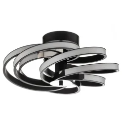 Zoya LED-loftslampe, sort