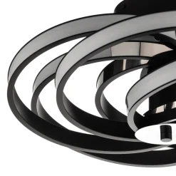 Zoya LED-loftslampe, sort