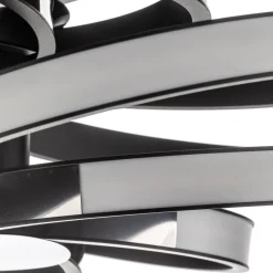 Zoya LED-loftslampe, sort